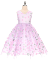 Праздничное платье для девочки Арлекино Лавандовое 0351