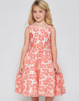 Нарядное детское платье "Желанья" Коралловое GG-3548 
