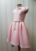 Нарядное платье для девочки Розовое 346 