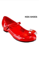 Нарядные туфли для девочки на каблуке Красные DM-MAZON