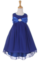 Детское платье "Фламенко" Синее 2055 KK