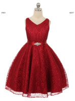 Нарядное платье для девочки "Хизари" Бордовое GG-3511