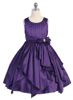 Праздничное платье для девочки "Твист" Фиолетовое 3516