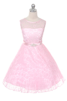 Детское платье "Джорджия" Розовое GG-3527 