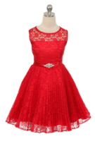 Детское платье "Джорджия" Красное GG-3527  