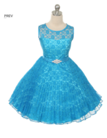 Нарядное платье для девочки "Джорджия" Синее GG-3527