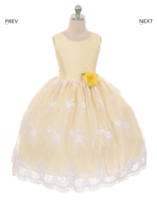Нарядное детское платье "Джульета" Кремовый GG-3543 
