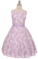 Праздничное платье для девочки Желанья Лавандовое GG-3548
