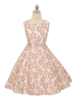 Нарядное детское платье "Желанья" Розовое GG-3548 