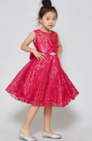 Нарядное платье для девочки "Джорджия" Фуксия GG-3527