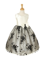 Праздничное платье для девочки "Роза" Молочный 6317 KK