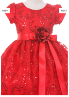 Платье для девочки "Баронесса" Красное 6356 KK