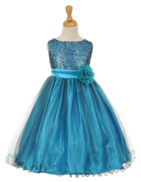Платье для девочки "Сказка" Голубое 6371 KK