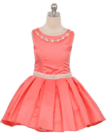 Праздничное платье для девочки "Карамелька" Коралловое 6375 KK