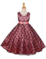 Праздничное платье для девочки "Габриэль" Сине-Коралловое 6380 KK