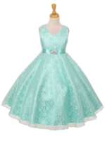 Нарядное платье для девочки Хизари Лайм GG-3511