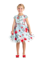 Детское платье для девочки "Абигаль" Голубое SK 672