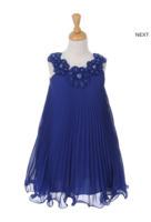 Праздничное платье для девочки "Женева" Синее 7003 CC