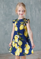 Платье для девочки из хлопка "Лимоны"  9612168