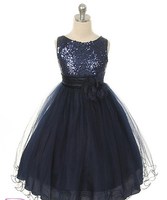 Платье для девочки "Карнавал" Синее  KD-305 