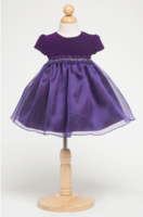 Платье для новорожденной девочки "Сильва" Фиолетовое B 807