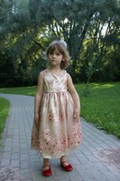 Платье для девочки "Амили" Шампань 1089-15