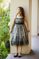 Праздничное платье для девочки Кутюр Бежевое KD-279