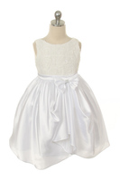 Платье для девочки "Розалина" (Белое) KD-306