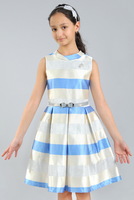 Нарядное платье для девочки "Ива" Голубое 1801
