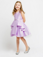 Праздничное платье для девочки "Мари" Лавандовое J-1239